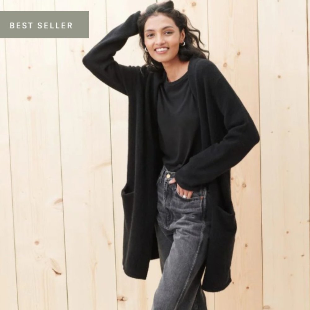 Jenni Kayne Black Sweater Coat